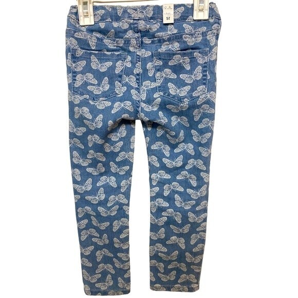 The Children’s Place Toddler Girls Butterfly Denim Pull On Jeggings - Picture 2 of 8
